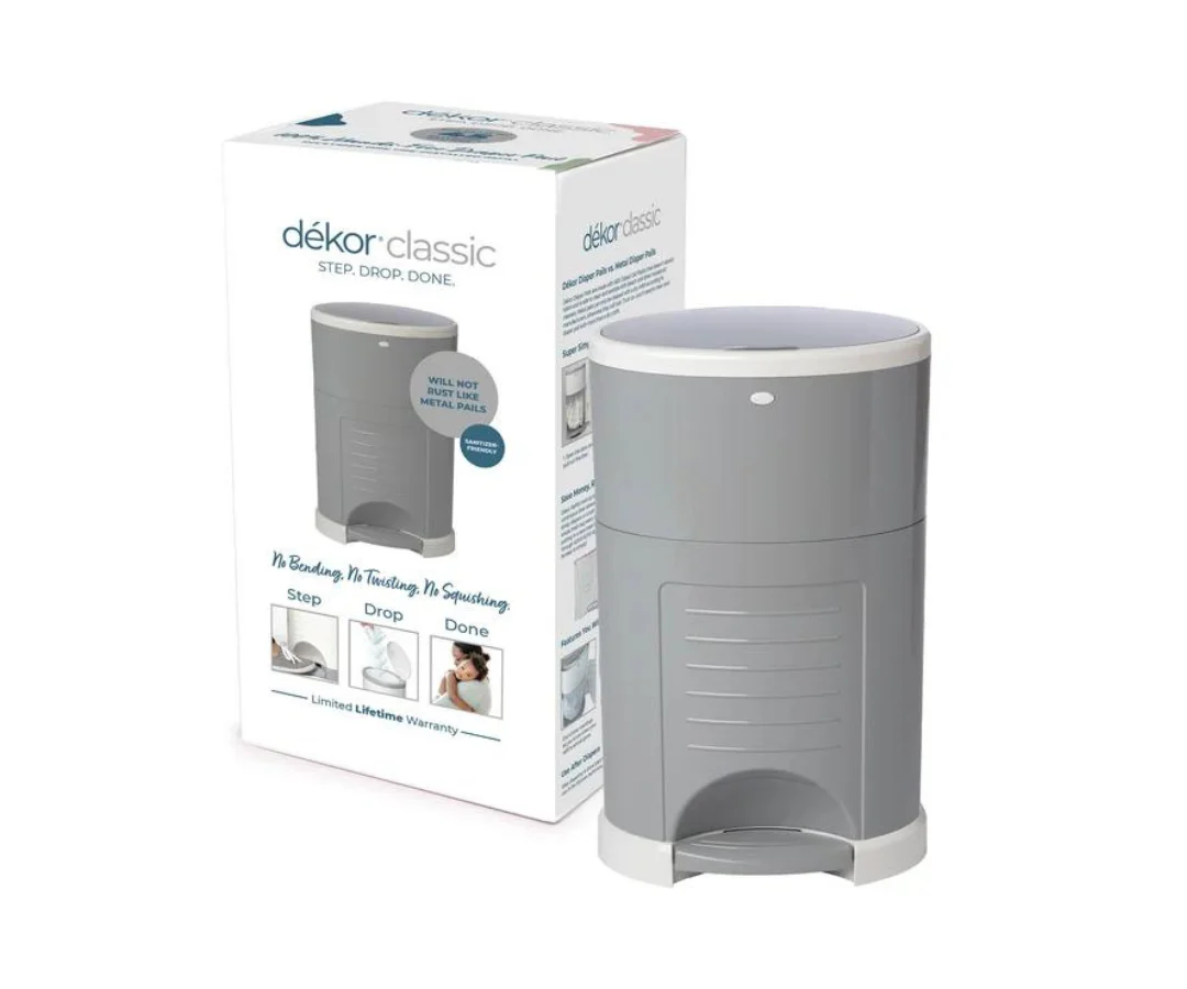 Basurero Dekor Classic Gris Dekor