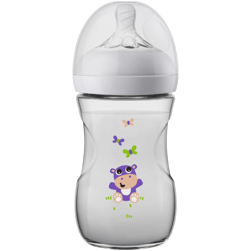 Biberon Natural 9 Oz Hipopotamo Avent