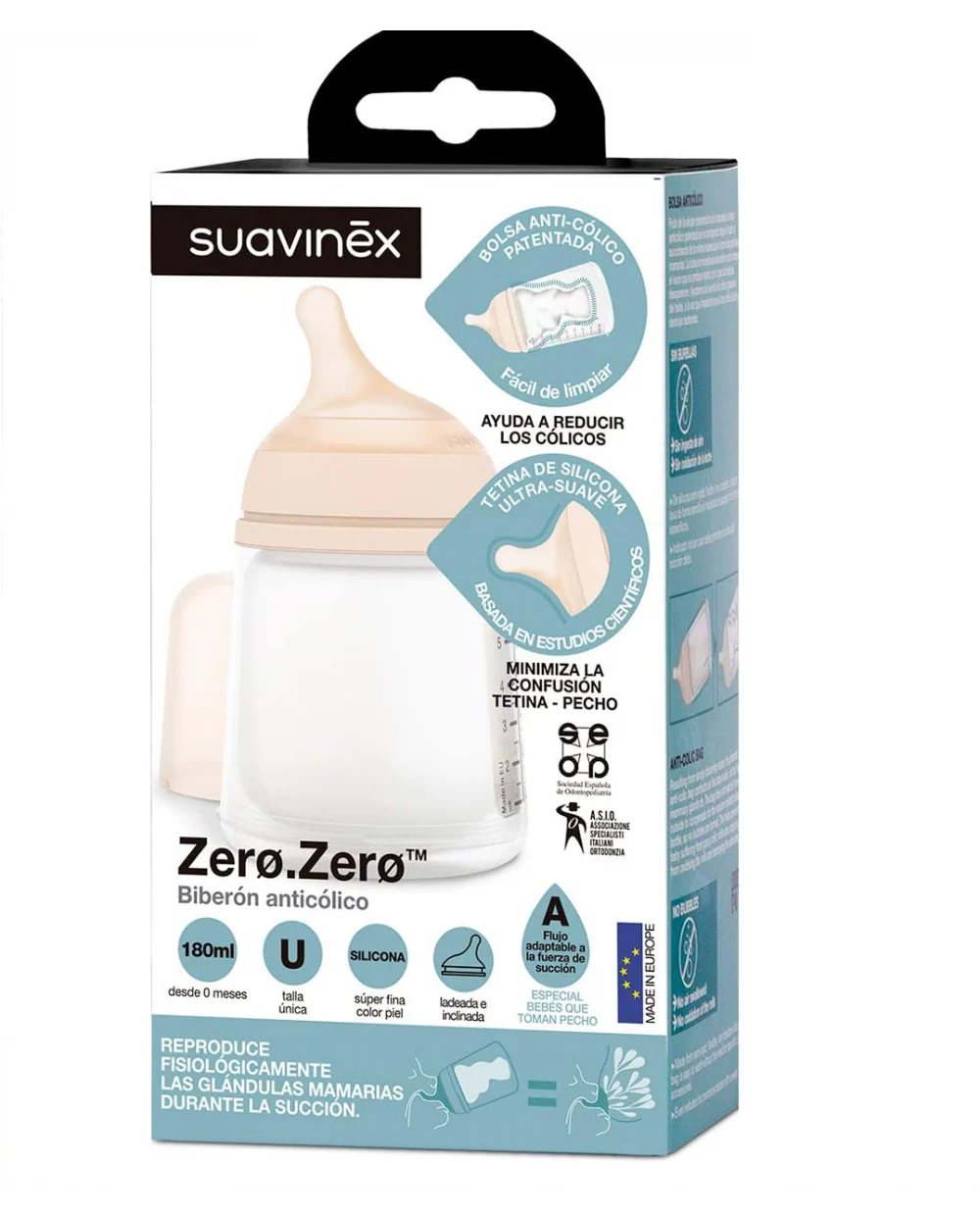 Biberón ZERØ.ZERØ Suavinex - Image 2