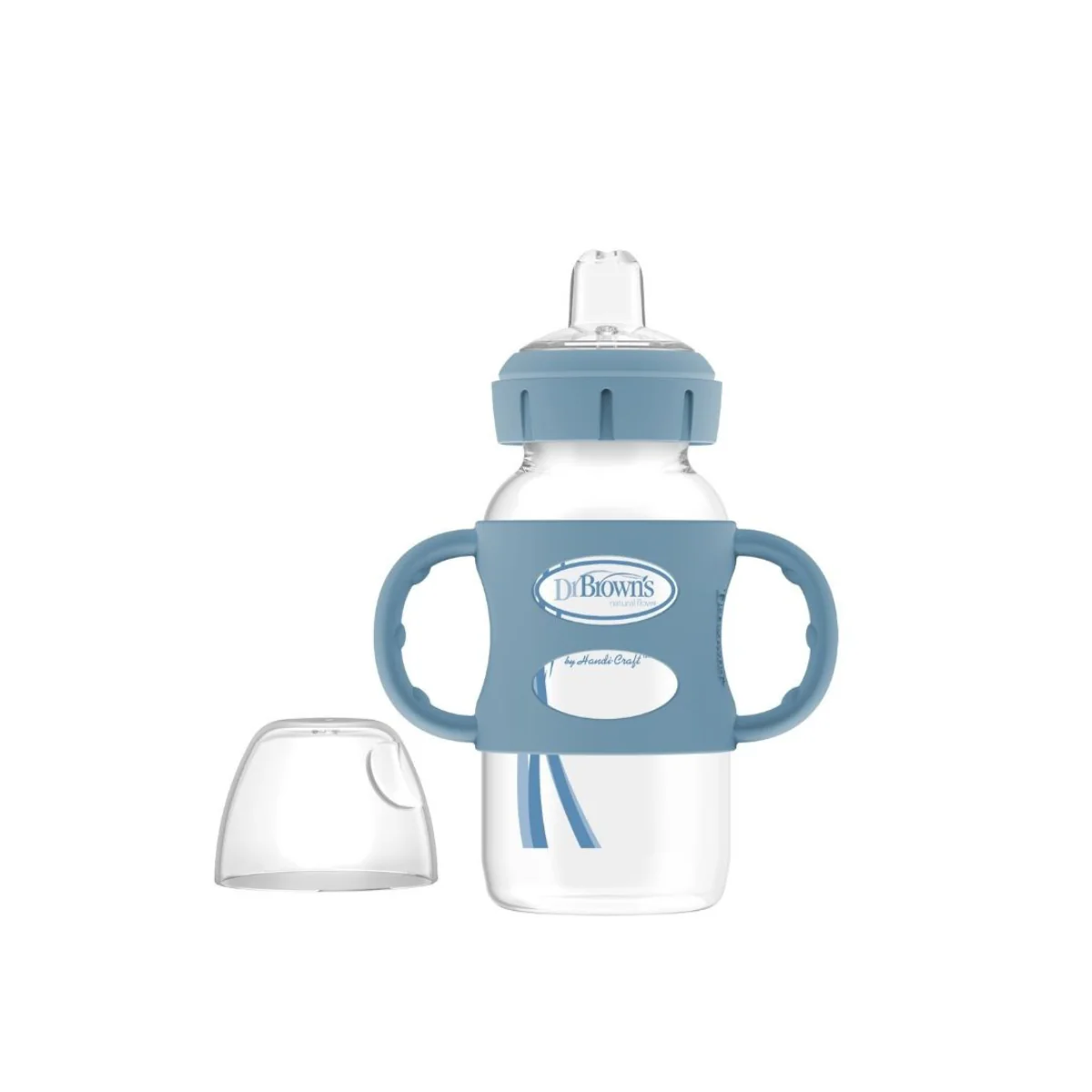 Botella boca ancha con pico silicón y agarradera - Image 2