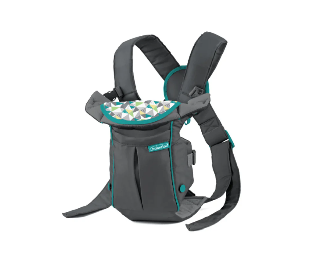 CANGURO SWIFT CLASSIC CARRIER WITH POCKET - GREY INFANTINO