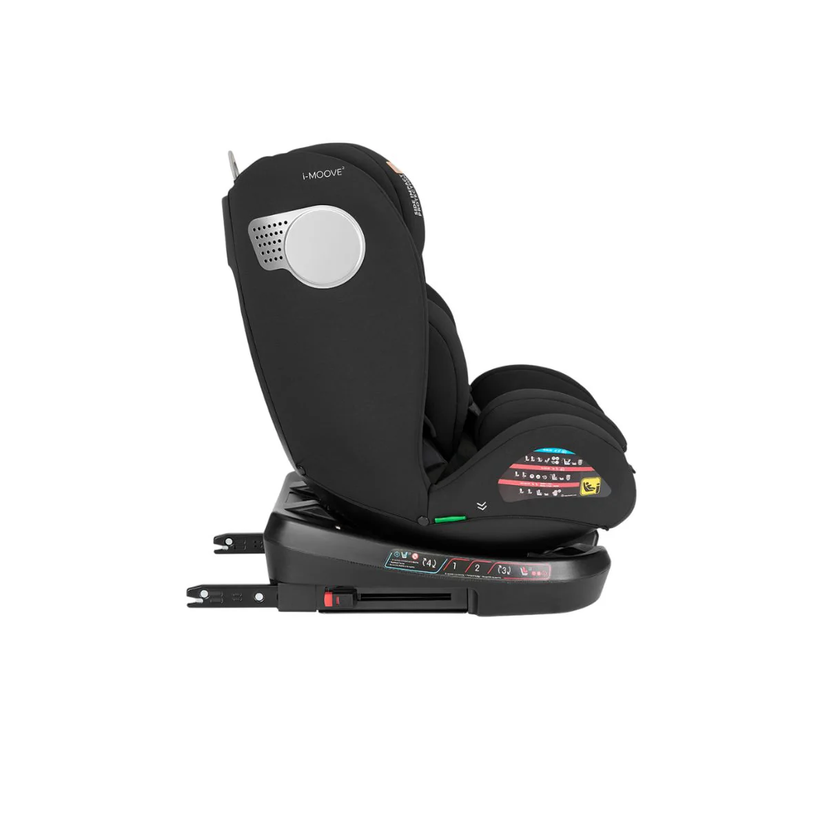 Car Seat 40-150 Sm I-Moove 2 I-Size | Black Kikkaboo - Image 8