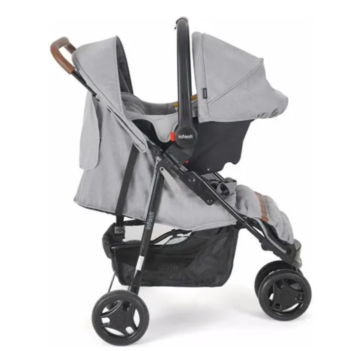 Coche 4 En 1 Deportivo | Gris Breeze Infanti - Image 3