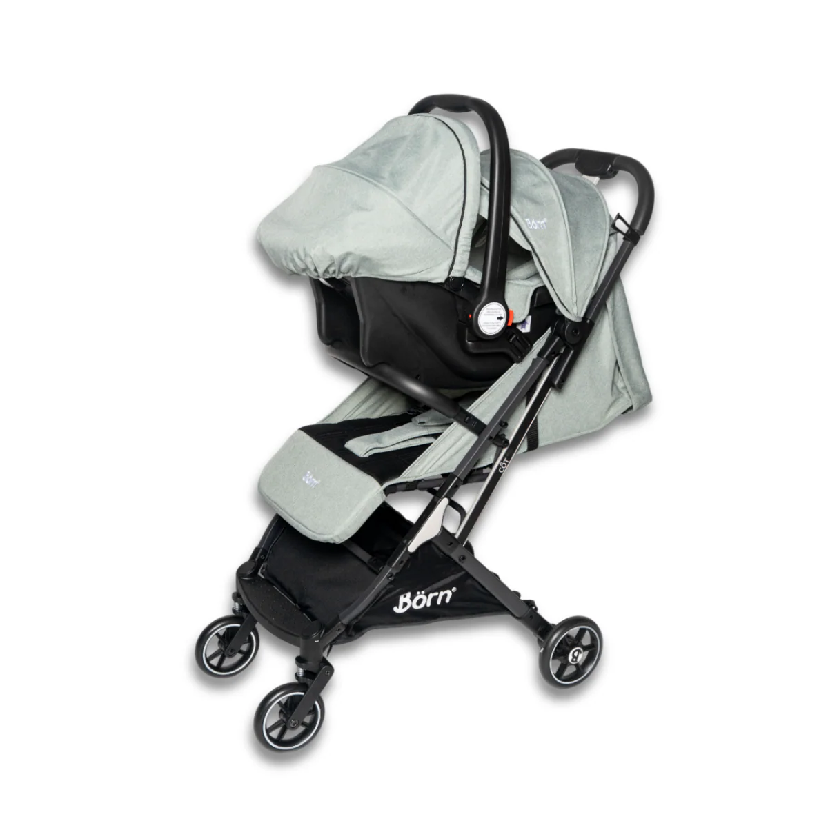 Coche Cot Travel System | Green Born - Image 3
