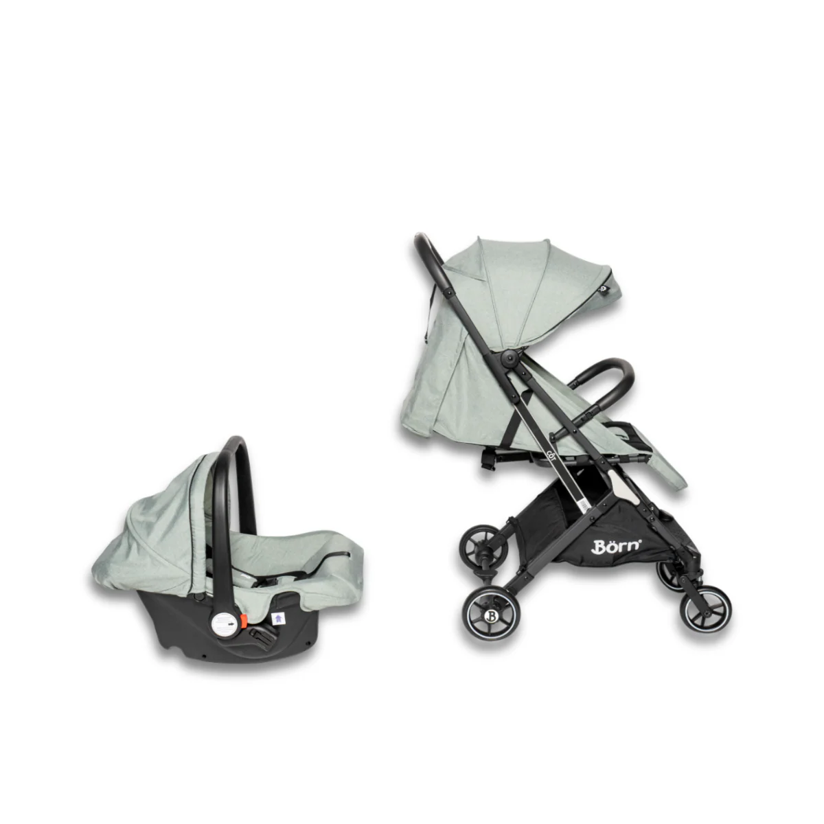 Coche Cot Travel System | Green Born - Image 4