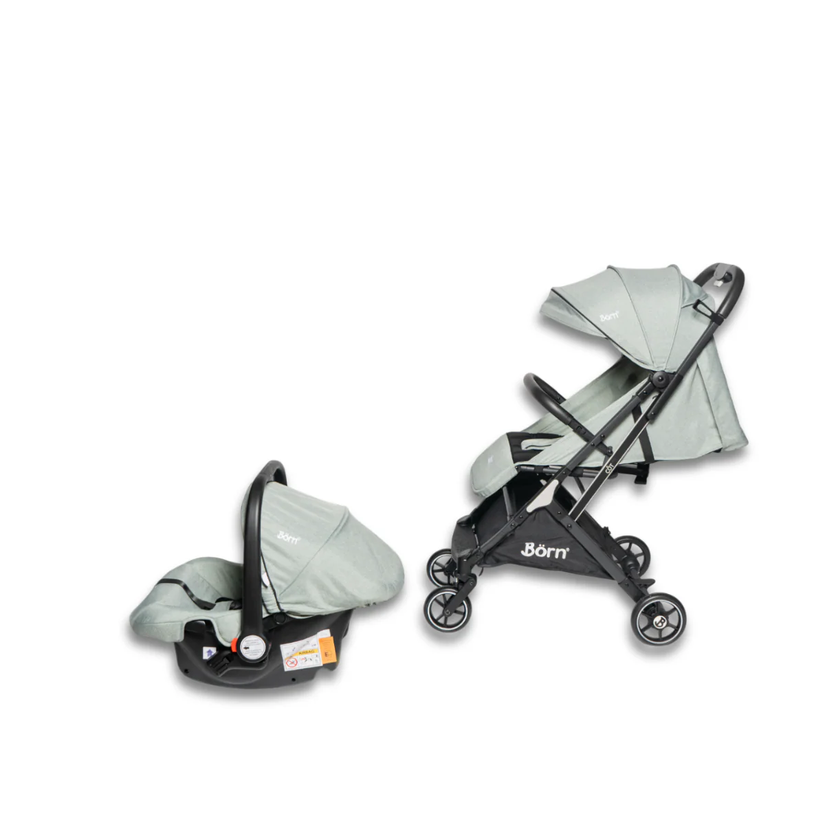 Coche Cot Travel System | Green Born - Image 5