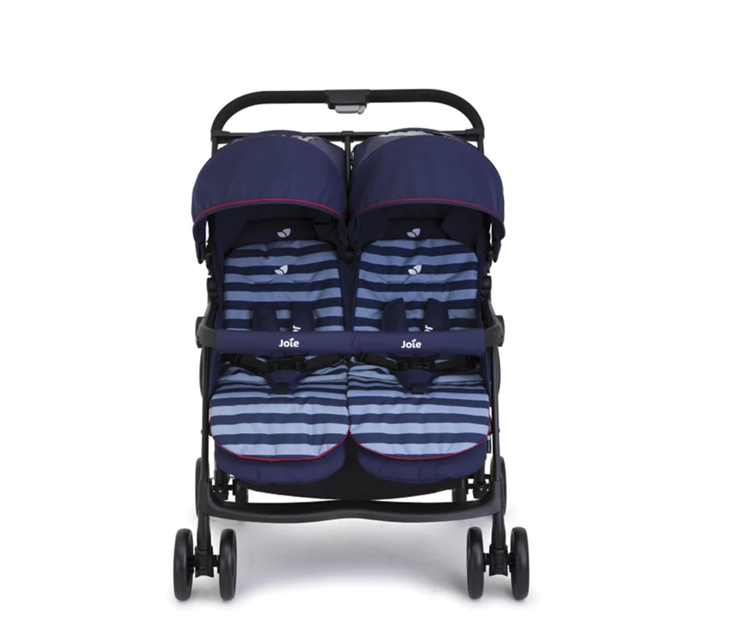 Coche Gemelos Twin Aire Nautical Navy Joie - Image 2