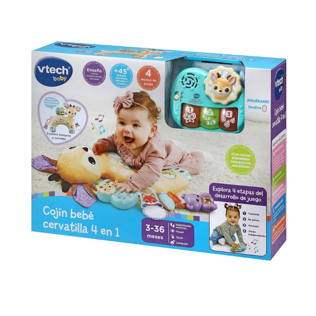 Cojin Bebe Cervatilla 4 en 1