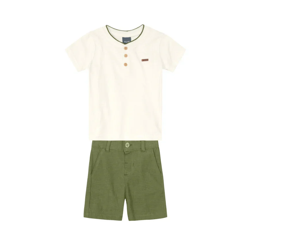 Conjunto Para Nenes Camiseta Y Bermuda  Mundi