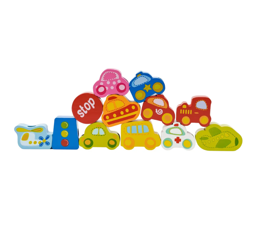 Juego didáctico de madera Traffic Beads - Image 3