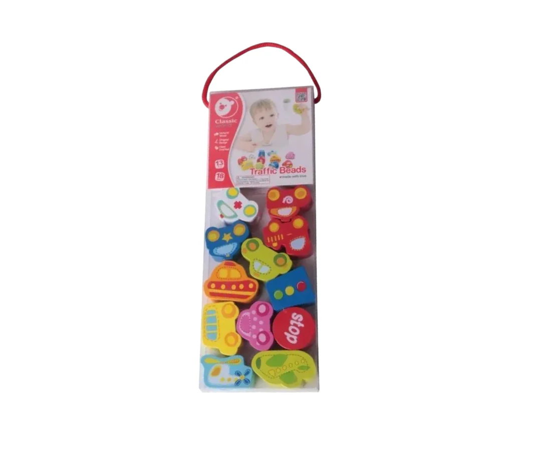 Juego didáctico de madera Traffic Beads - Image 5