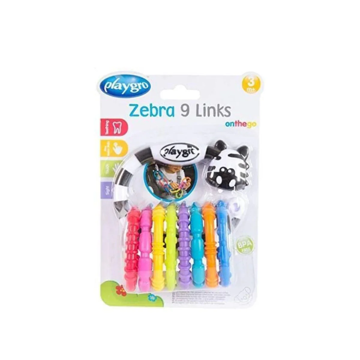 Entretenedor Argollas Zebra Playgro