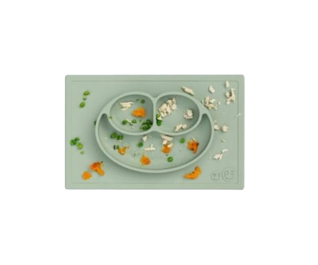 Plato con individual de silicona Sage Happy Mat - Image 3