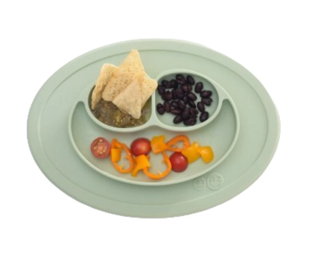 Individual Con Plato Mini Mat Sage Ezpz - Image 2