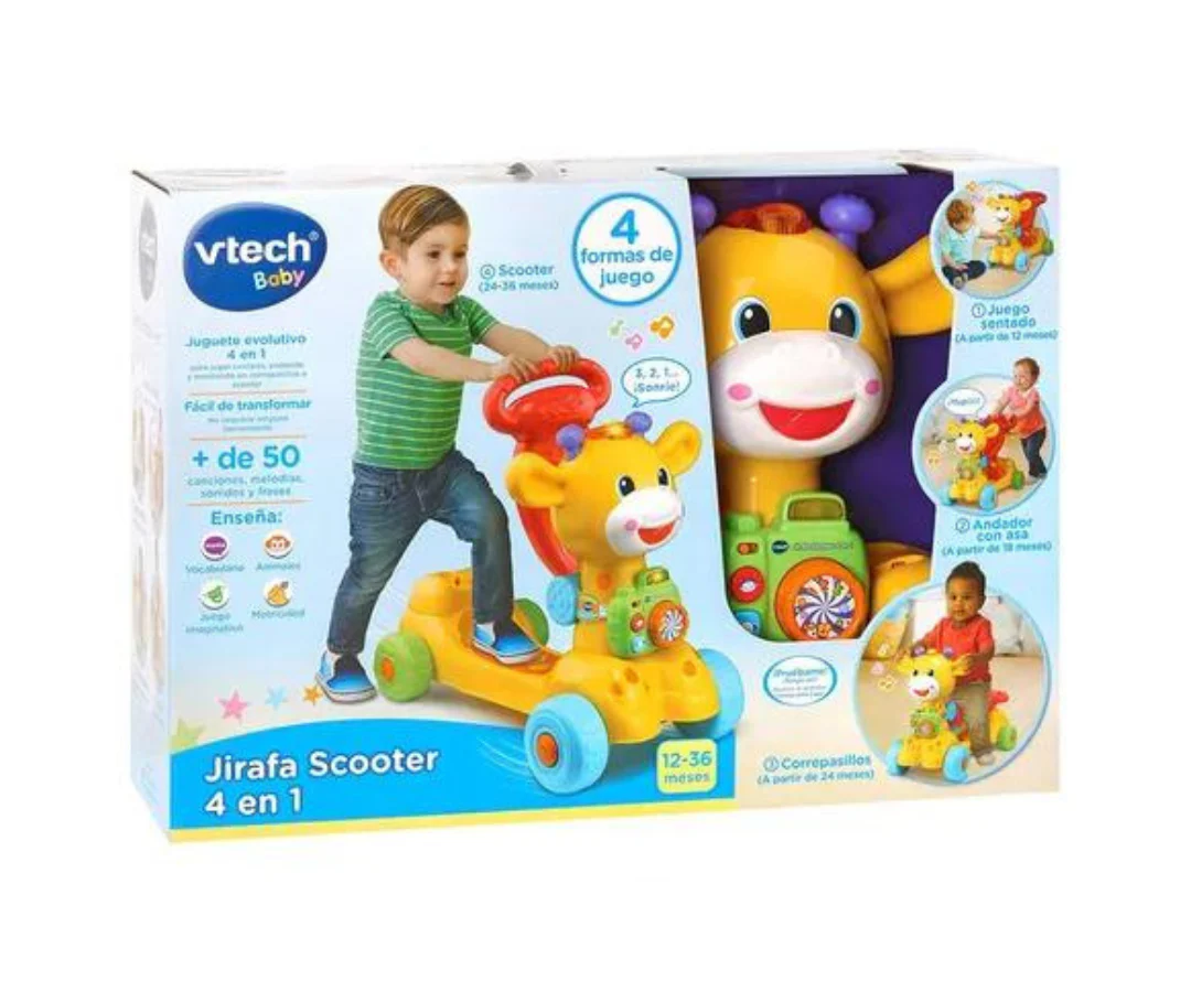 Jirafa Scooter 4 En 1 Multicolor Vtech
