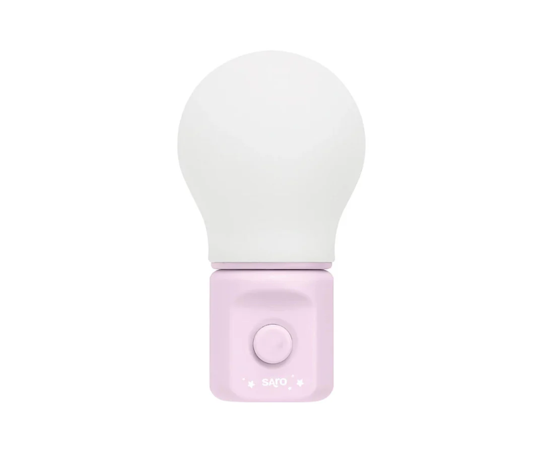 Luz de compañía rosa