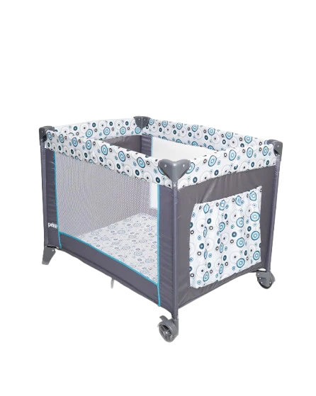 Corral Mini Peke Bluedot Gris Claro Azul Born - Image 3