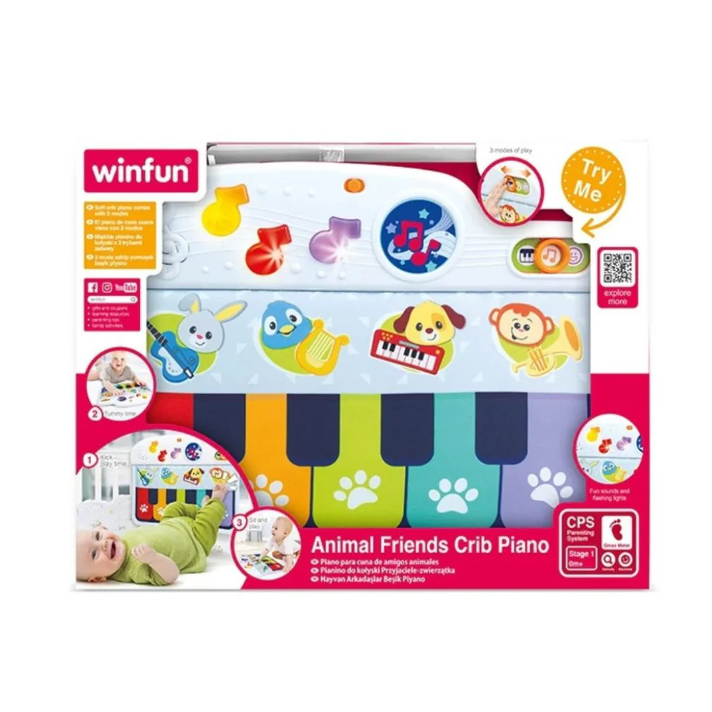 Piano De Cuna Amigos Animales Winfun
