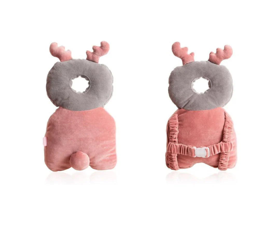 Protector De Cabeza Con Arnés | Rosado Babyjem - Image 4