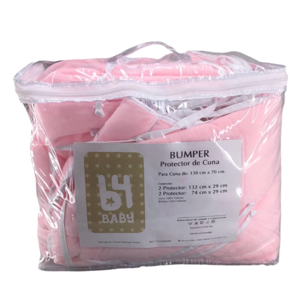 Protector De Cuna | Rosa B4 Baby