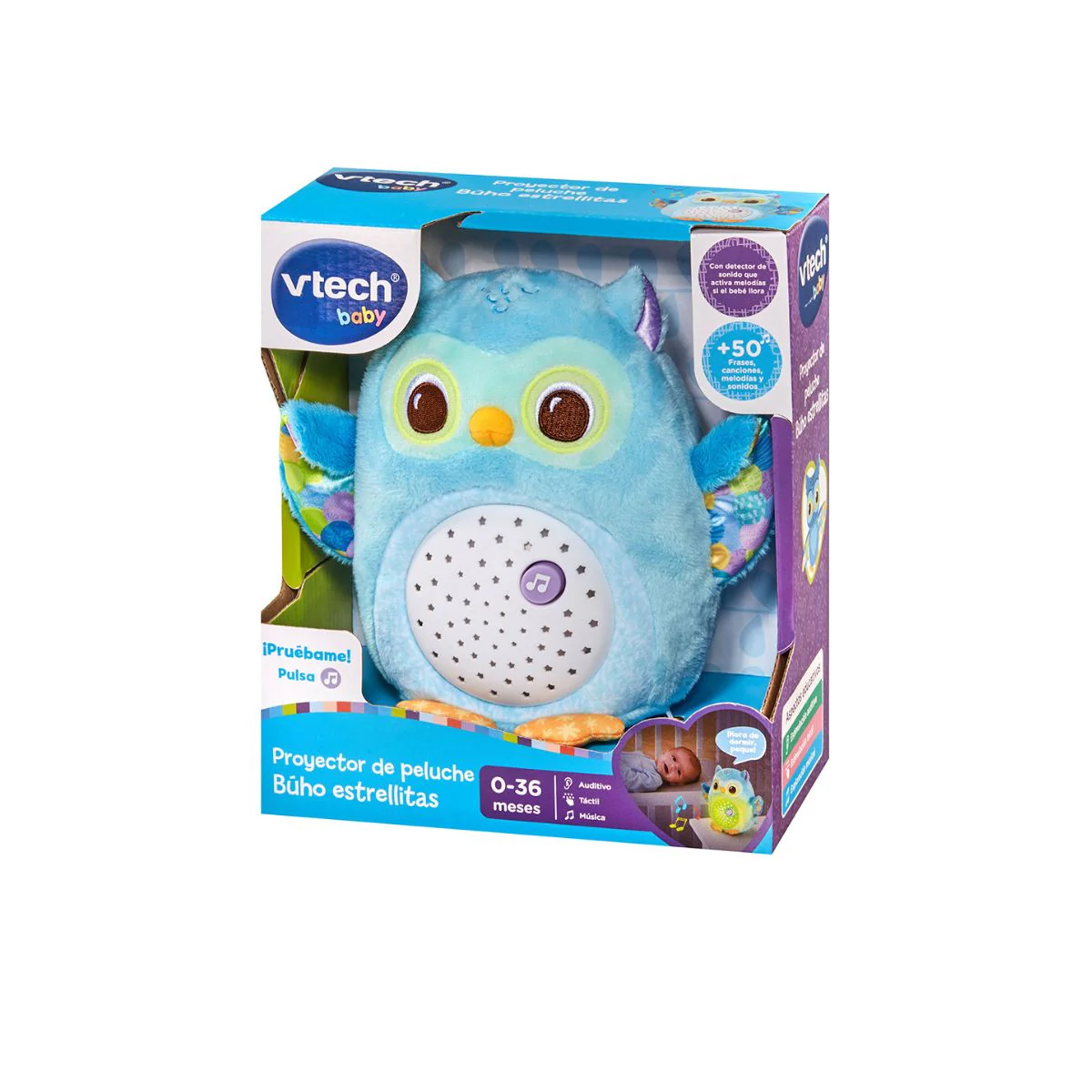 Proyector de Peluche Búho Estrellitas - Image 3