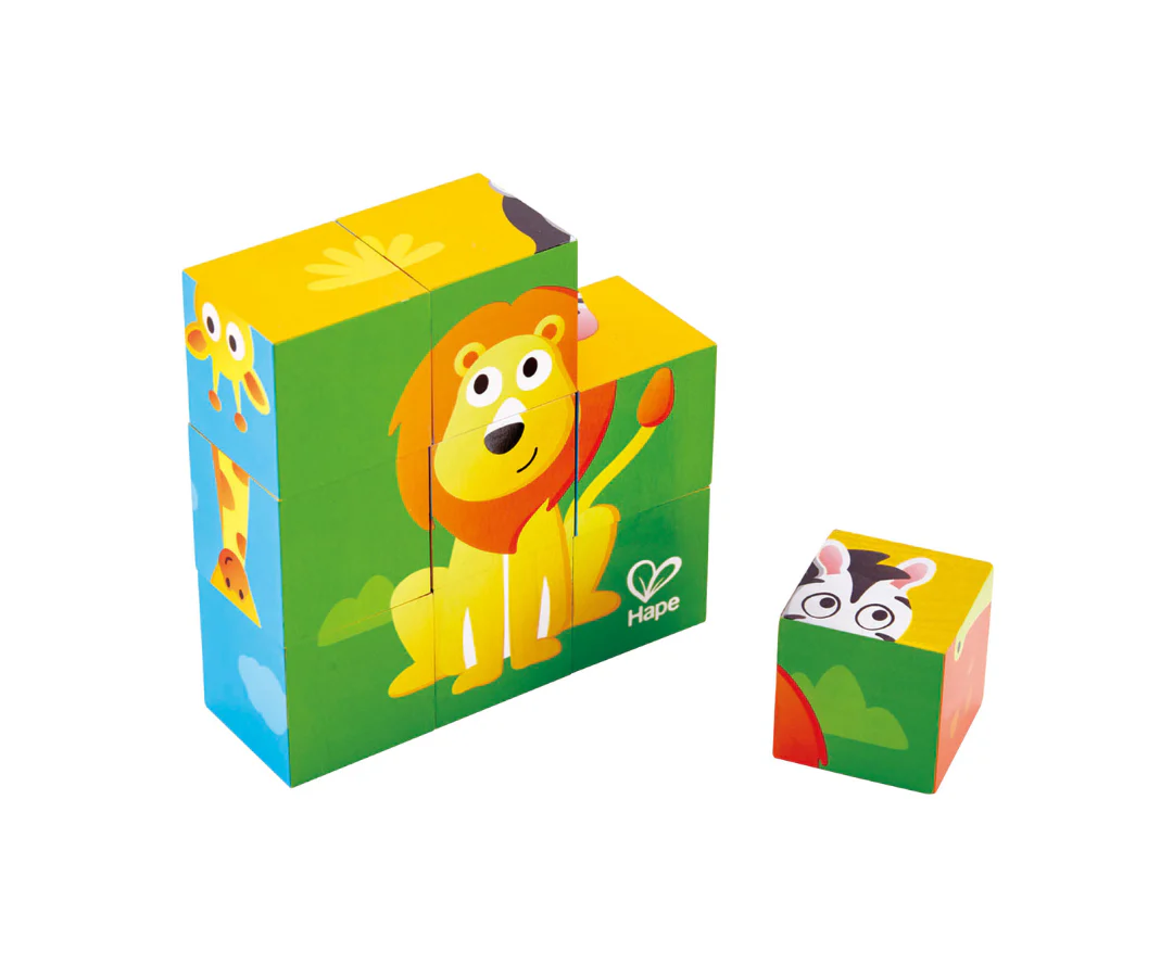 Rompecabezas De Bloques Jungle Animal Hape - Image 2