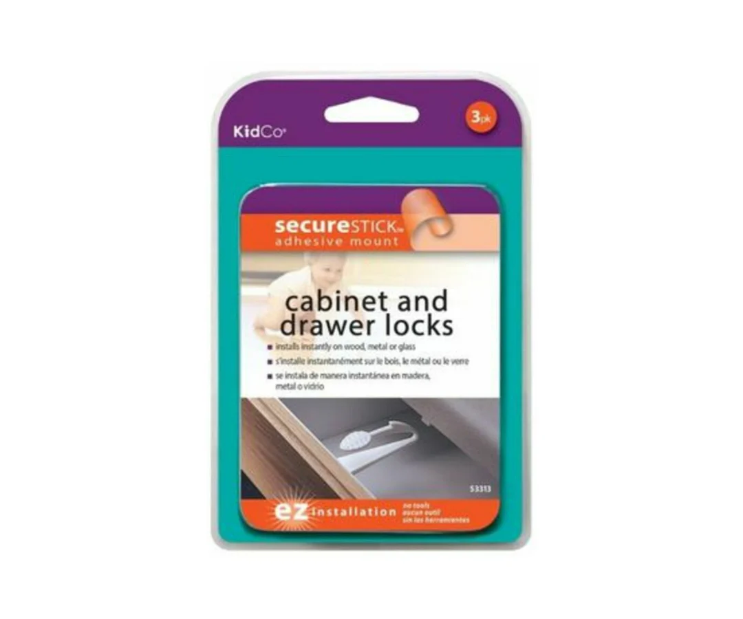 Seguro Adhesivo Para Puertas Gavinete Kidco - Image 2