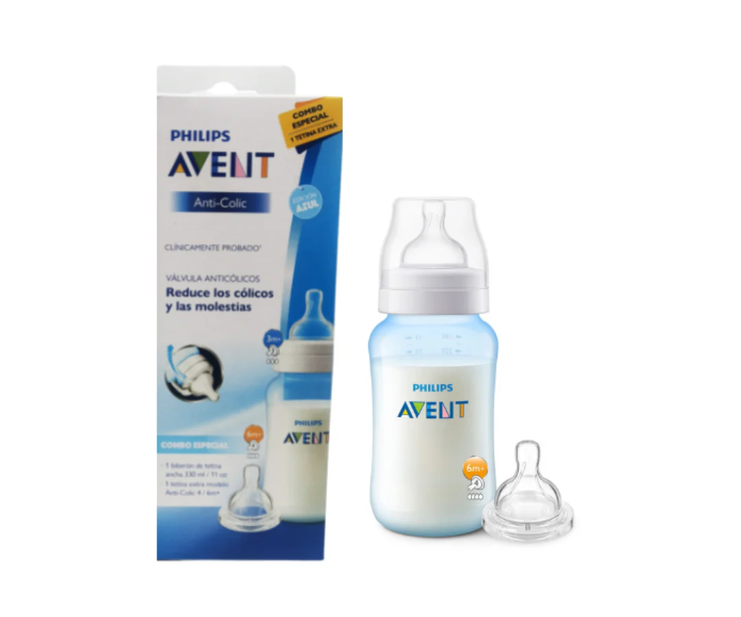 Set Biberón Anticólico 11 oz y tetina 6m - Image 3