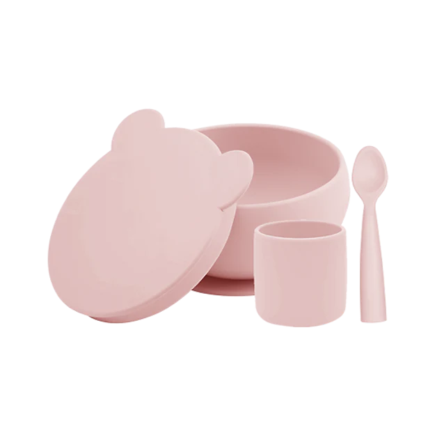 Set de Bowl con tapa, cuchara y vasito. - Image 2
