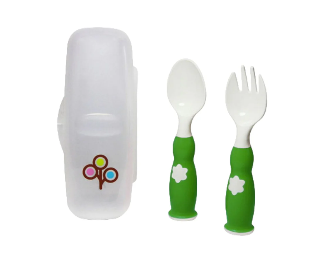 Set De Cubiertos Con Estuche Verde Zoli - Image 2