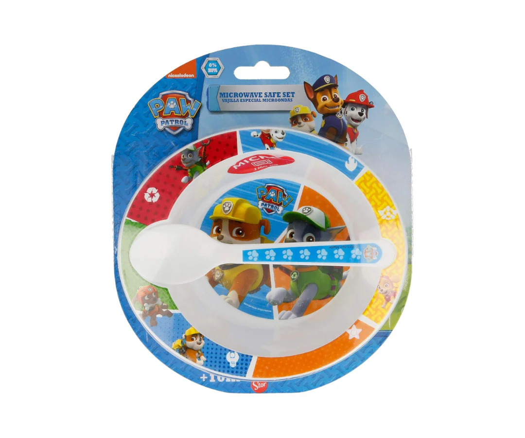 Set De Plato Y Cuchara Paw Patrol Disney - Image 2