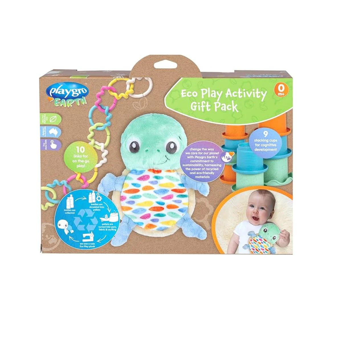 Set de regalo Eco Actividades | Tortuga Playgro - Image 2