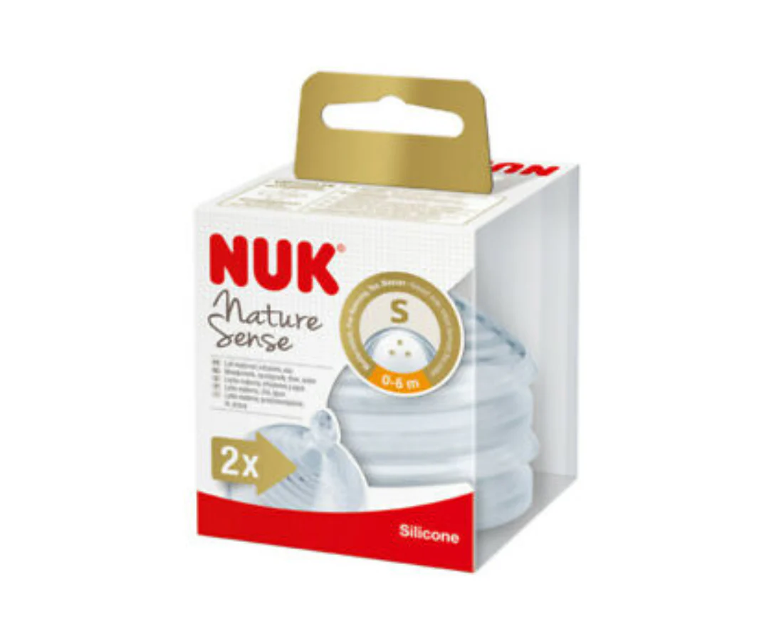 Tetina Ns Silicon S 0 A 6M Flujo Lento Nuk - Image 2