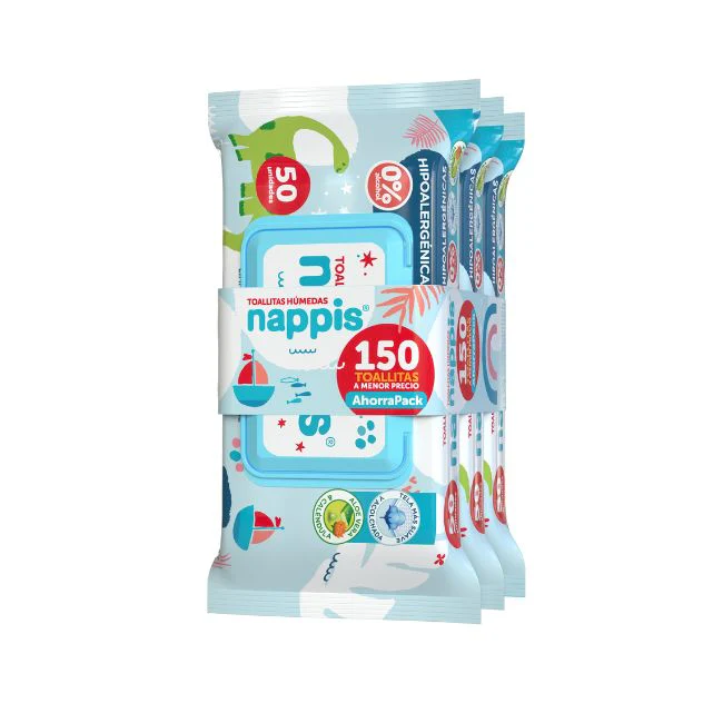 Toallitas húmedas Nappis 150 unidades